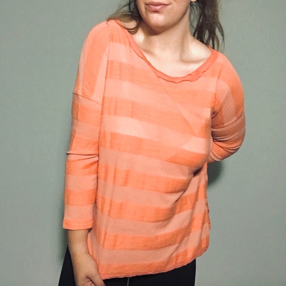 • anthro sanctuary soft striped top • - Picture 3 of 7